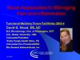 Novel Approaches to Managing Pain and Inflammation PowerPoint PPT Presentation