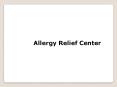 Allergy Relief Center PowerPoint PPT Presentation