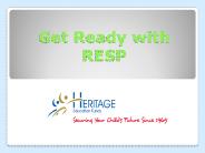 Get Ready with RESP