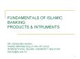 FUNDAMENTALS OF ISLAMIC BANKING: PRODUCTS PowerPoint PPT Presentation