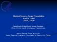 Medical Reserve Corps Presentation April 20, 2005 Dallas, Texas PowerPoint PPT Presentation