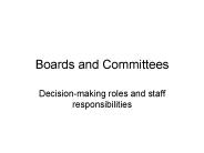 Boards and Committees