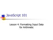 JavaScript 101