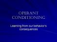 Operant conditioning PowerPoint PPT Presentation