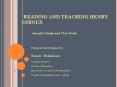 READING AND TEACHING HENRY GIROUX PowerPoint PPT Presentation