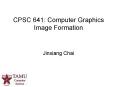CPSC 641: Computer Graphics Image Formation PowerPoint PPT Presentation