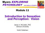 Myers EXPLORING PSYCHOLOGY  (6th Edition in Modules)