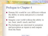 Prologue to Chapter 4