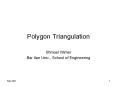Polygon Triangulation PowerPoint PPT Presentation
