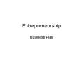 Entrepreneurship PowerPoint PPT Presentation