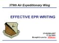 EFFECTIVE EPR WRITING PowerPoint PPT Presentation