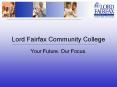 Lord Fairfax Community College PowerPoint PPT Presentation
