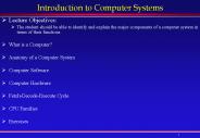 PPT – Components of a Computer System PowerPoint presentation | free to ...