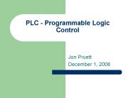 PPT – Basics of Programmable Logic Control (PLC) PowerPoint ...
