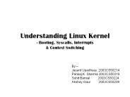Understanding Linux Kernel - Booting, Syscalls, Interrupts