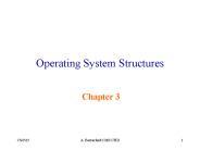 Operating System Structures