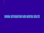 GENDER AND MENTAL ILLNESS