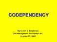 CODEPENDENCY PowerPoint PPT Presentation
