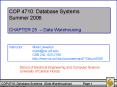 COP 4710: Database Systems PowerPoint PPT Presentation