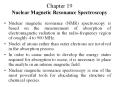 Chapter 19 Nuclear Magnetic Resonance Spectroscopy PowerPoint PPT Presentation