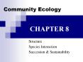 Community Ecology PowerPoint PPT Presentation