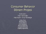 Consumer Behavior D