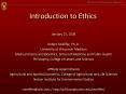 Introduction to Ethics PowerPoint PPT Presentation