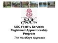 USC Facility Services Registered Apprenticeship Program PowerPoint PPT Presentation