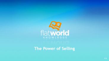 The Power of Selling