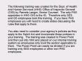 The following training was created for the Dept. of Health and Human Services (HHS) Office of Inspector General (OIG) by Pamela Langer, Senior Counsel. The only PAS appointee in HHS OIG is the IG. Therefore only SES and GS employees took this training. PowerPoint PPT Presentation