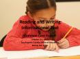 Reading and Writing Informational Text PowerPoint PPT Presentation
