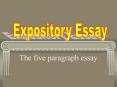 The five paragraph essay PowerPoint PPT Presentation