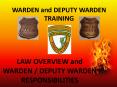 WARDEN and DEPUTY WARDEN TRAINING PowerPoint PPT Presentation