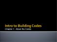 Chapter 1: About the Codes PowerPoint PPT Presentation
