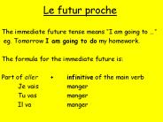 Le futur proche