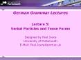 German Grammar Lectures PowerPoint PPT Presentation