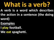What is a verb?