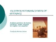 EL PODER NOTARIAL/ POWER OF ATTORNEY