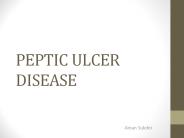 PEPTIC ULCER DISEASE
