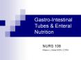 Gastro-Intestinal Tubes PowerPoint PPT Presentation