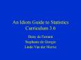 An Idiots Guide to Statistics Curriculum 3.6 PowerPoint PPT Presentation