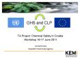 TA Project: Chemical Safety in Croatia PowerPoint PPT Presentation