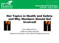 Hot Topics in Health and Safety-and Why Members Should Get Involved! PowerPoint PPT Presentation