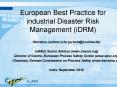 European Best Practice for industrial Disaster Risk Management (iDRM) PowerPoint PPT Presentation