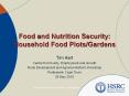 Food and Nutrition Security: Household Food Plots/Gardens PowerPoint PPT Presentation
