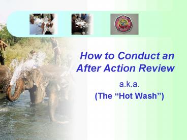How to Conduct an After Action Review