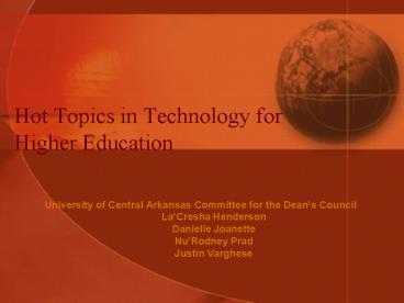 presentation player overlay