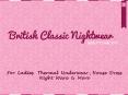 Bristish Classic Nightwear Presentation