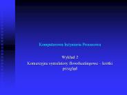 Komputerowa Inzynieria Procesowa