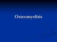 Osteomyelitis